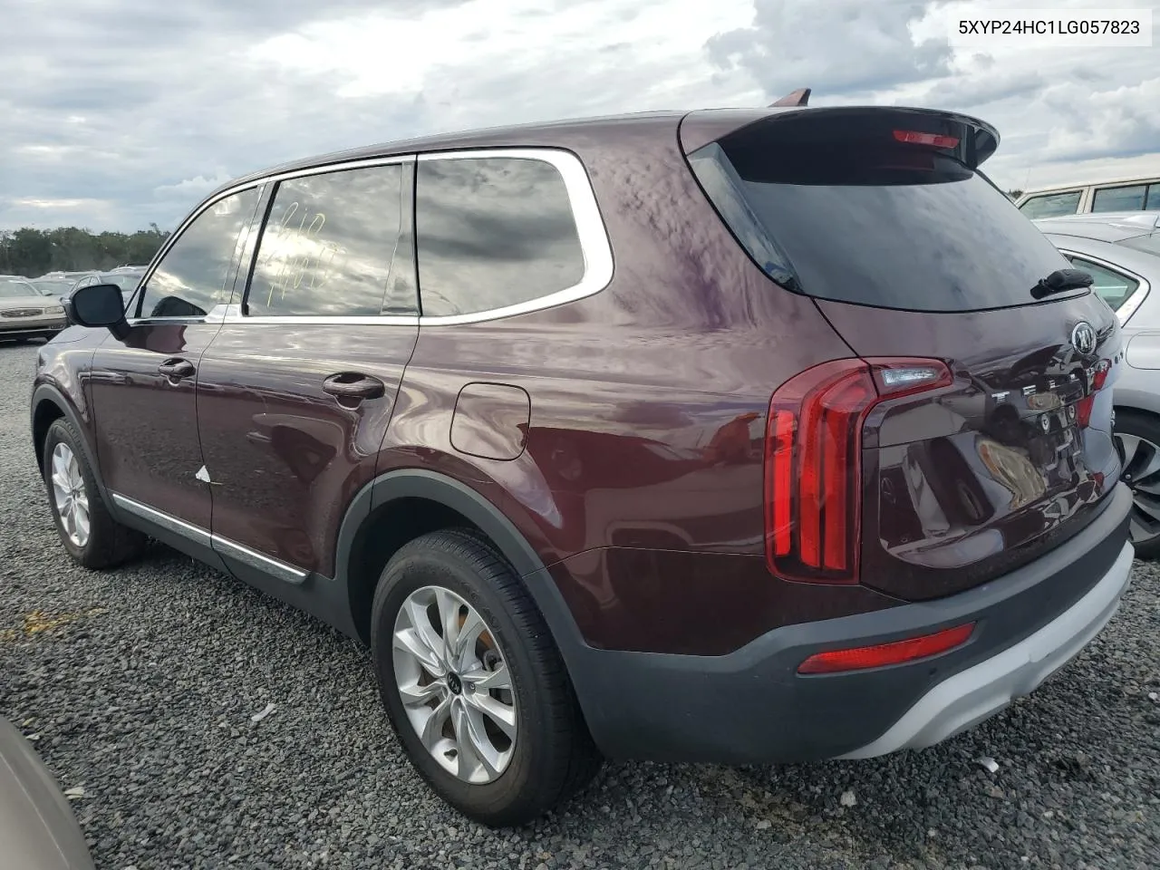 2020 Kia Telluride Lx VIN: 5XYP24HC1LG057823 Lot: 74185634