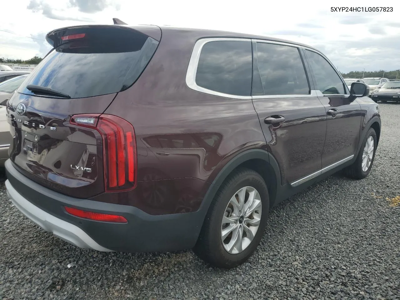 2020 Kia Telluride Lx VIN: 5XYP24HC1LG057823 Lot: 74185634