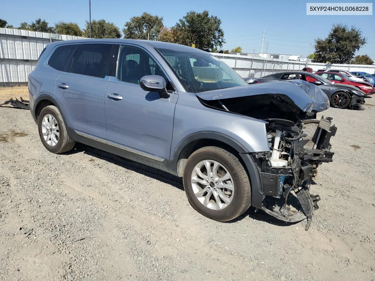 2020 Kia Telluride Lx VIN: 5XYP24HC9LG068228 Lot: 74242804