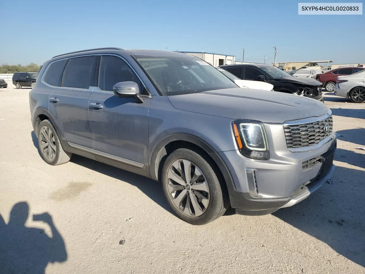 2020 Kia Telluride S VIN: 5XYP64HC0LG020833 Lot: 74300584