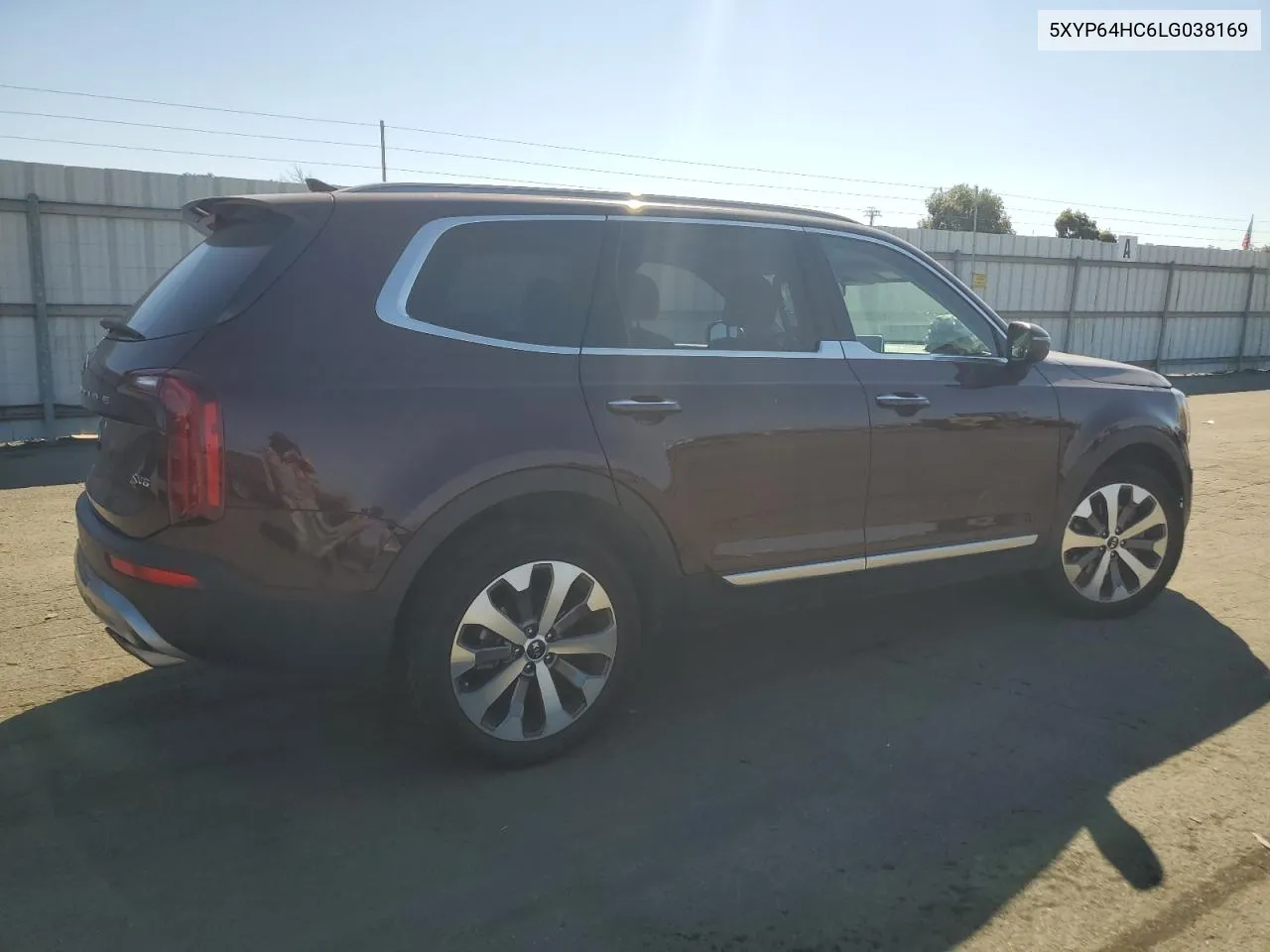 2020 Kia Telluride S VIN: 5XYP64HC6LG038169 Lot: 74375414