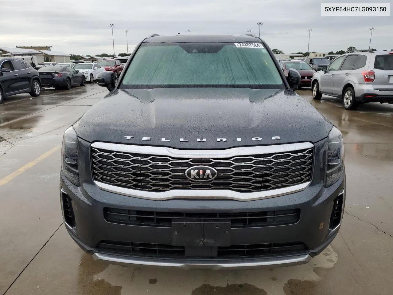 2020 Kia Telluride S VIN: 5XYP64HC7LG093150 Lot: 74387524