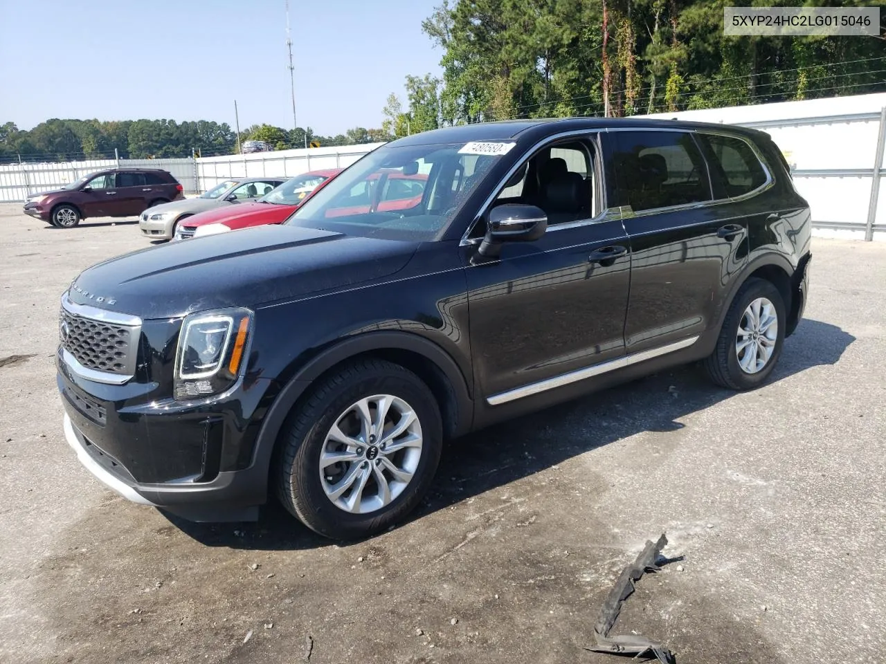 2020 Kia Telluride Lx VIN: 5XYP24HC2LG015046 Lot: 74805804