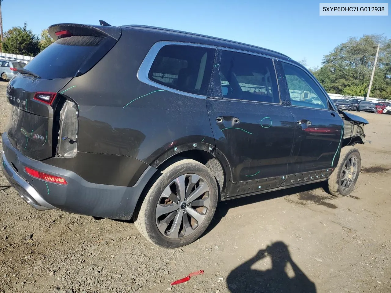 2020 Kia Telluride S VIN: 5XYP6DHC7LG012938 Lot: 74885584