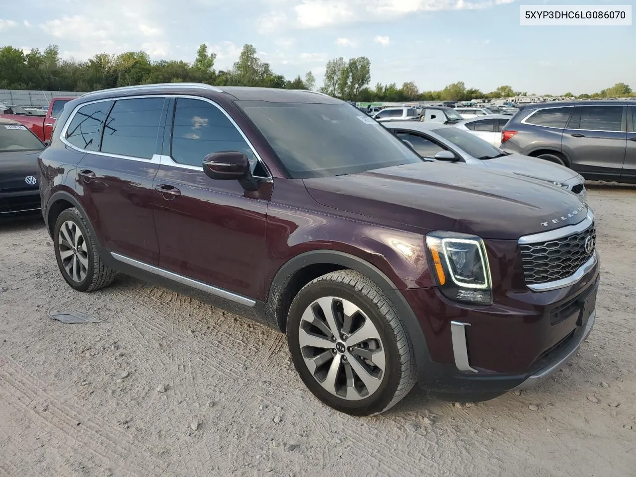 2020 Kia Telluride Ex VIN: 5XYP3DHC6LG086070 Lot: 74975714