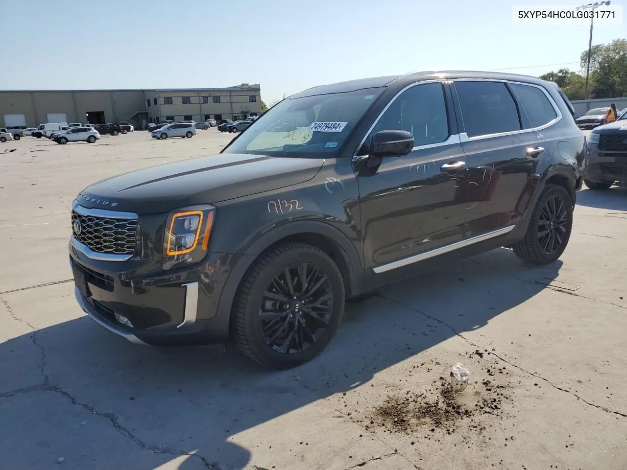 2020 Kia Telluride Sx VIN: 5XYP54HC0LG031771 Lot: 74979484