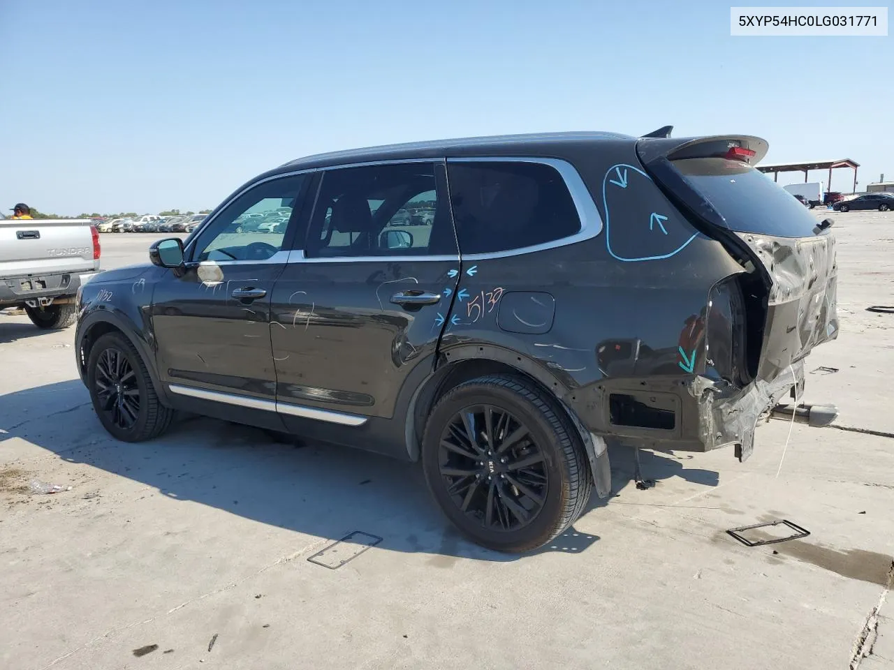 2020 Kia Telluride Sx VIN: 5XYP54HC0LG031771 Lot: 74979484