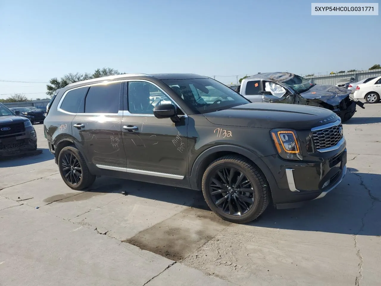 2020 Kia Telluride Sx VIN: 5XYP54HC0LG031771 Lot: 74979484