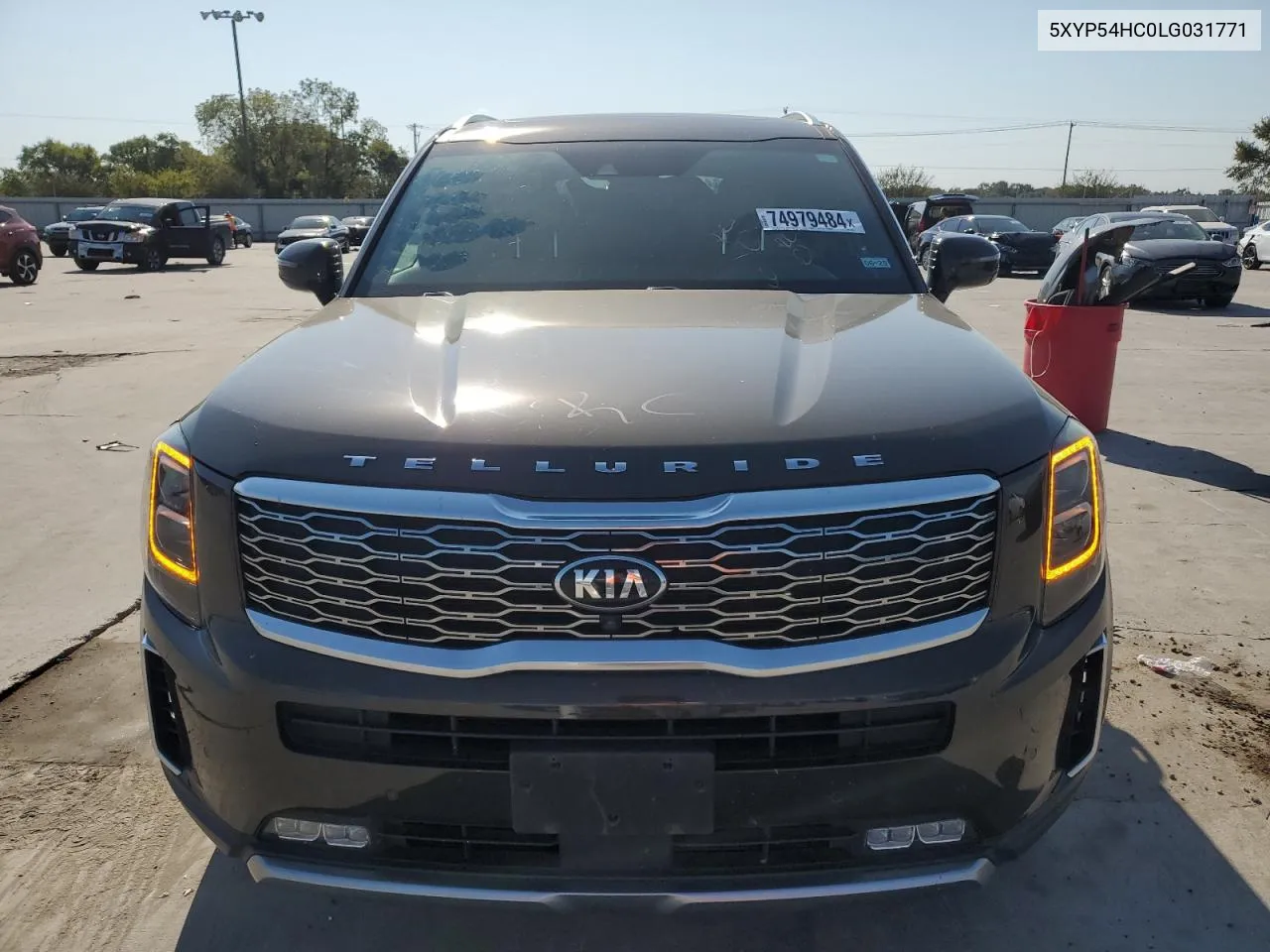 2020 Kia Telluride Sx VIN: 5XYP54HC0LG031771 Lot: 74979484