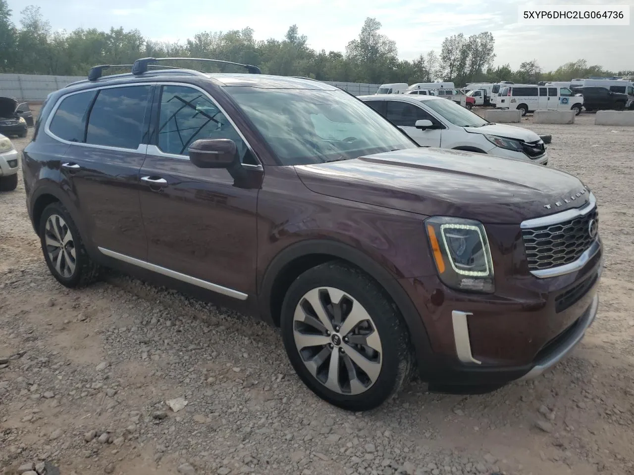 2020 Kia Telluride S VIN: 5XYP6DHC2LG064736 Lot: 75401934