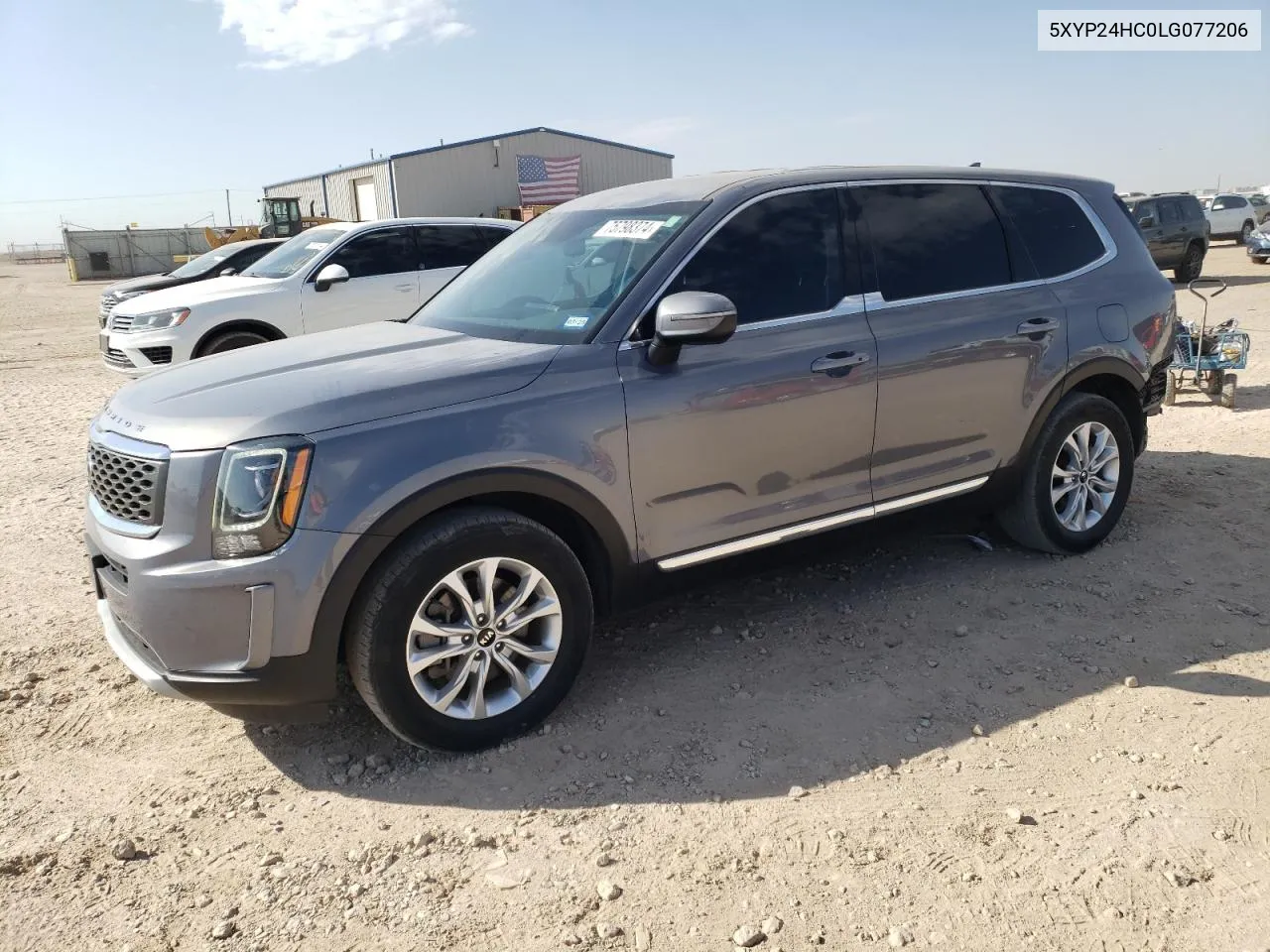 2020 Kia Telluride Lx VIN: 5XYP24HC0LG077206 Lot: 75798374