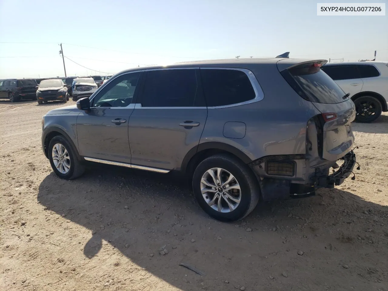 2020 Kia Telluride Lx VIN: 5XYP24HC0LG077206 Lot: 75798374