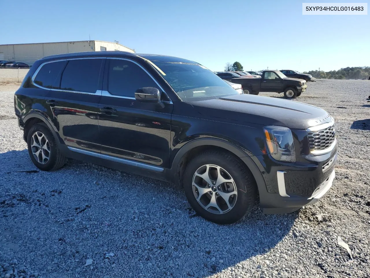 2020 Kia Telluride Ex VIN: 5XYP34HC0LG016483 Lot: 75895874