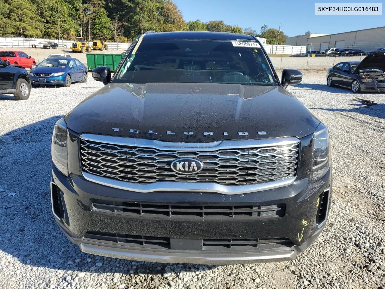 2020 Kia Telluride Ex VIN: 5XYP34HC0LG016483 Lot: 75895874