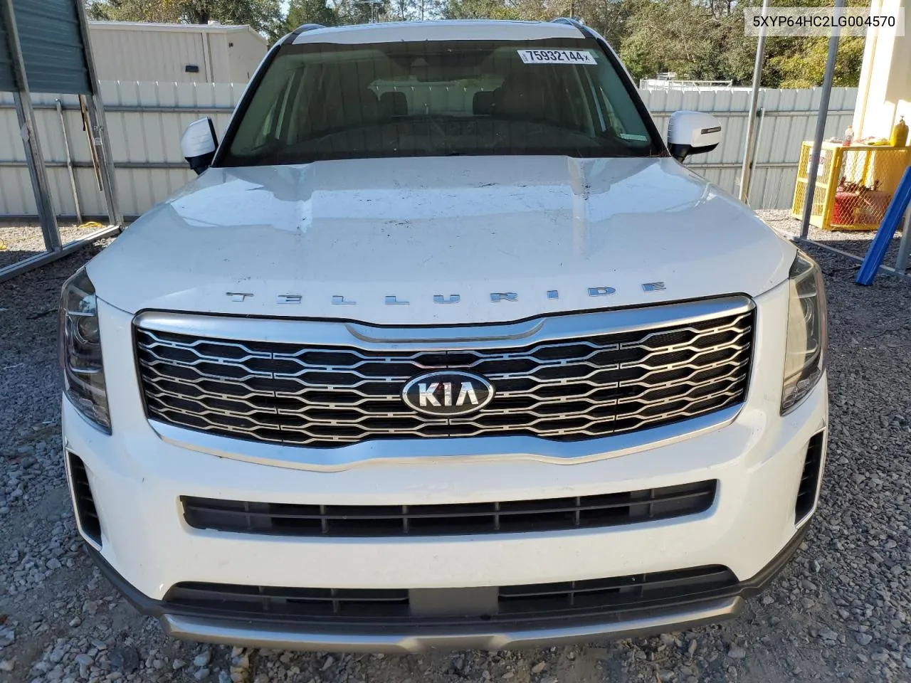 2020 Kia Telluride S VIN: 5XYP64HC2LG004570 Lot: 75932144