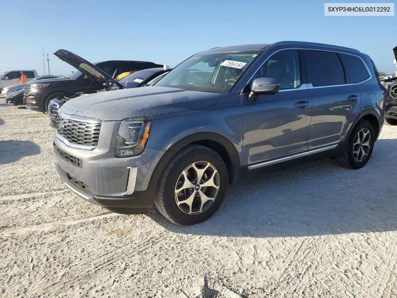 2020 Kia Telluride Ex VIN: 5XYP34HC6LG012292 Lot: 75954184