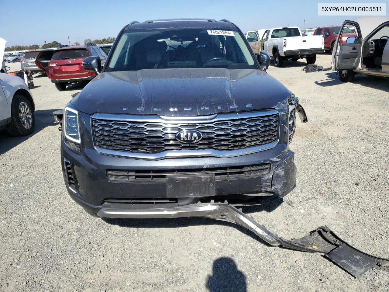 2020 Kia Telluride S VIN: 5XYP64HC2LG005511 Lot: 76021684