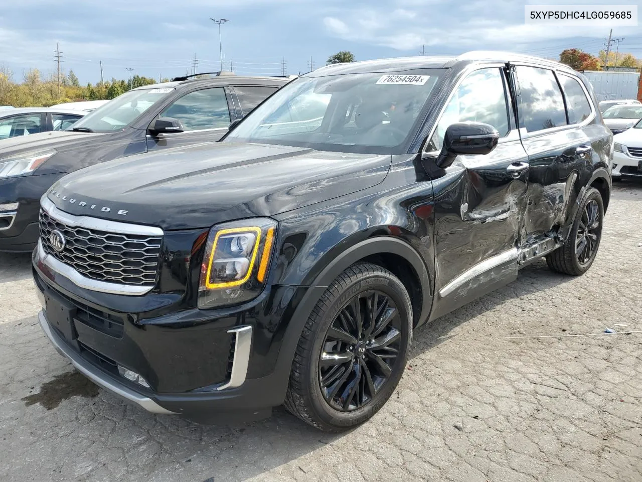 2020 Kia Telluride Sx VIN: 5XYP5DHC4LG059685 Lot: 76254504