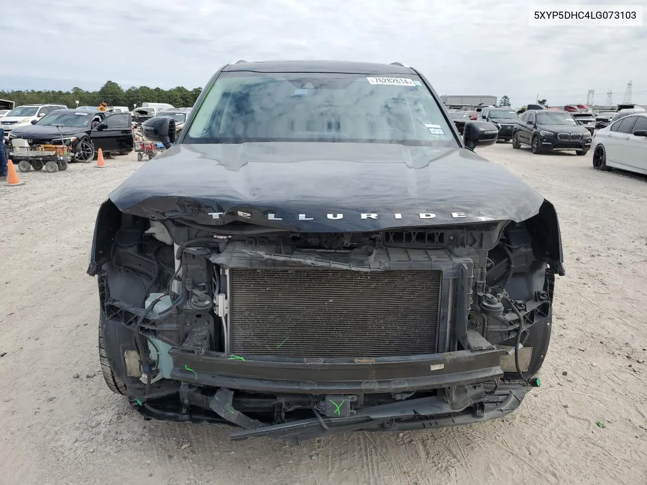 2020 Kia Telluride Sx VIN: 5XYP5DHC4LG073103 Lot: 76282614