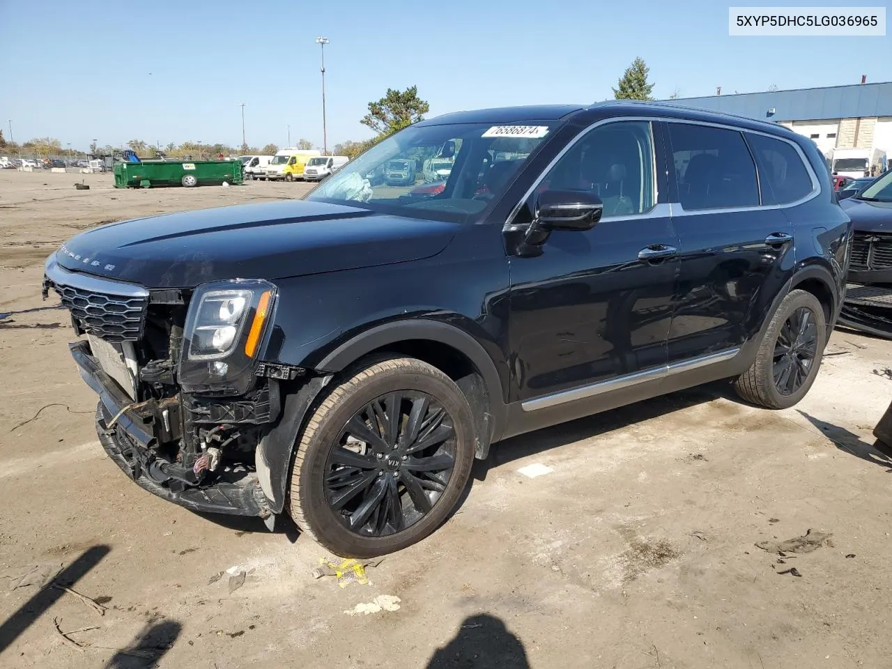 2020 Kia Telluride Sx VIN: 5XYP5DHC5LG036965 Lot: 76586874