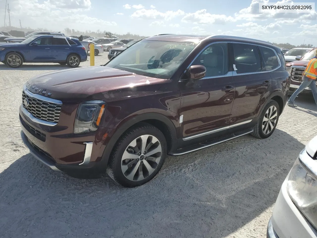 2020 Kia Telluride Ex VIN: 5XYP34HC2LG082095 Lot: 76825504