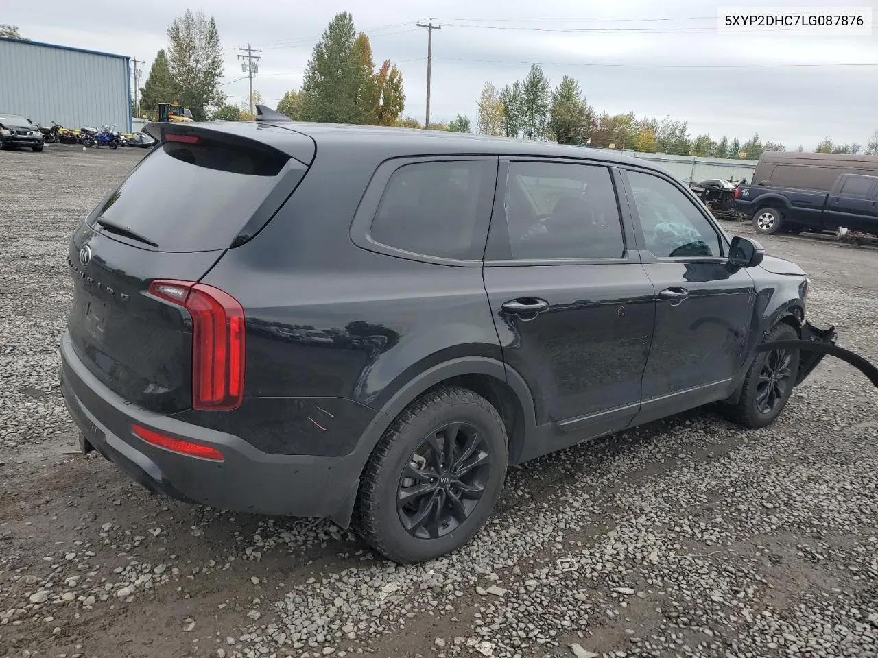 2020 Kia Telluride Lx VIN: 5XYP2DHC7LG087876 Lot: 77013684