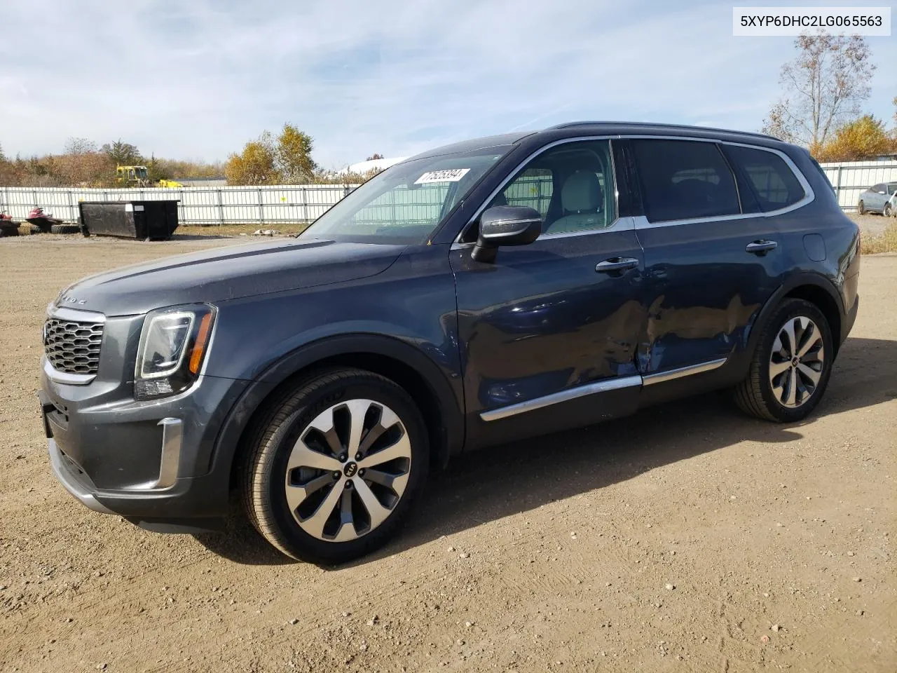 2020 Kia Telluride S VIN: 5XYP6DHC2LG065563 Lot: 77525394