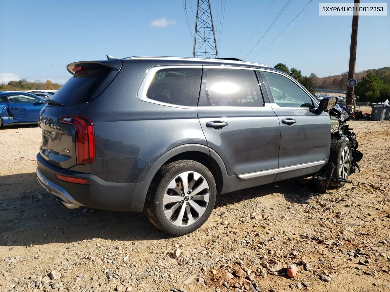 2020 Kia Telluride S VIN: 5XYP64HC1LG012353 Lot: 77612884