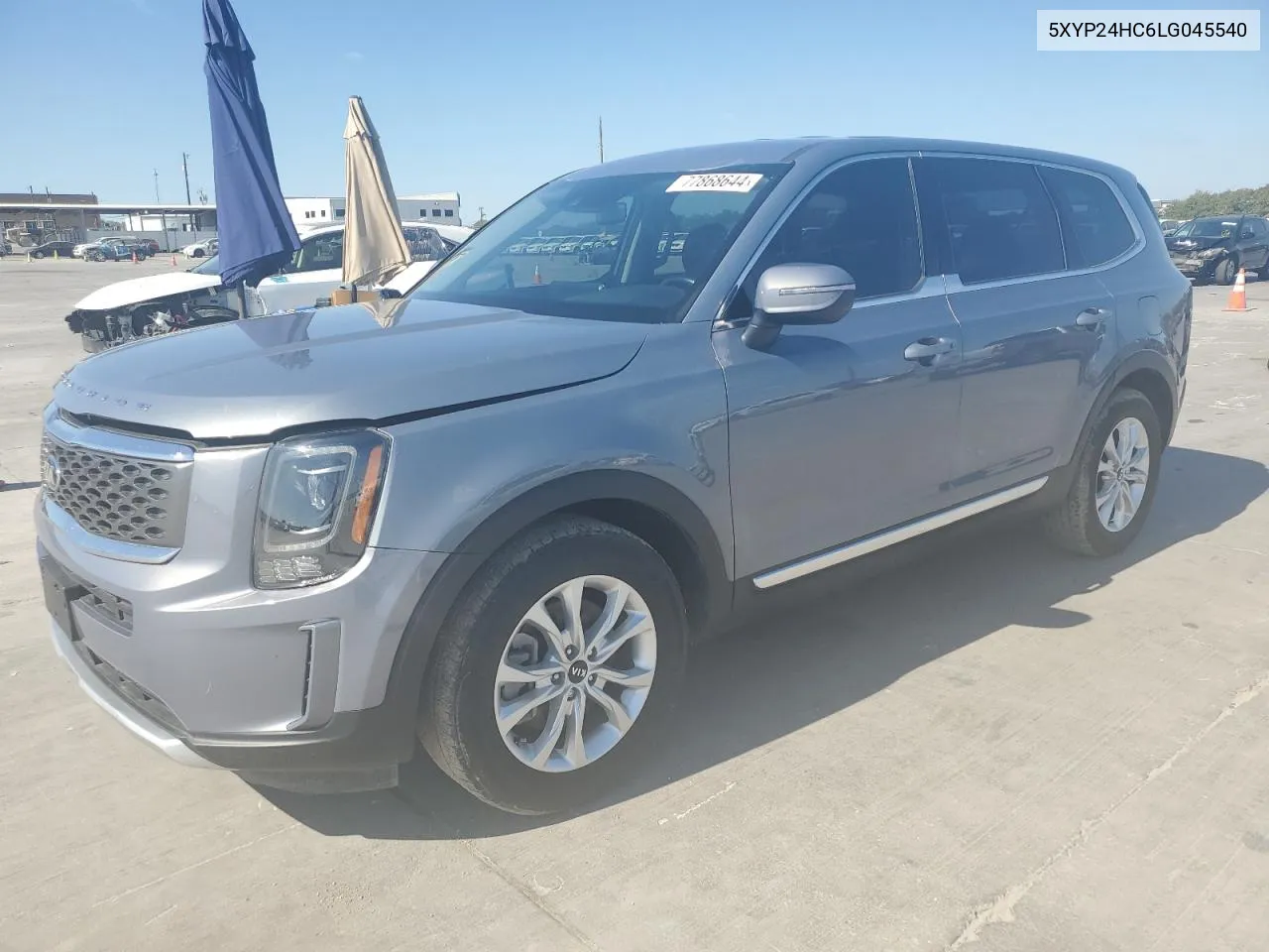 2020 Kia Telluride Lx VIN: 5XYP24HC6LG045540 Lot: 77868644