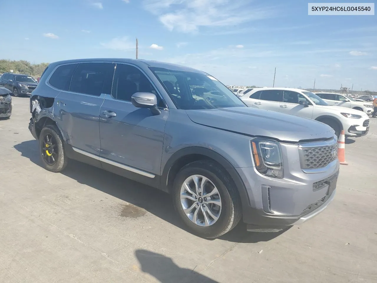 2020 Kia Telluride Lx VIN: 5XYP24HC6LG045540 Lot: 77868644