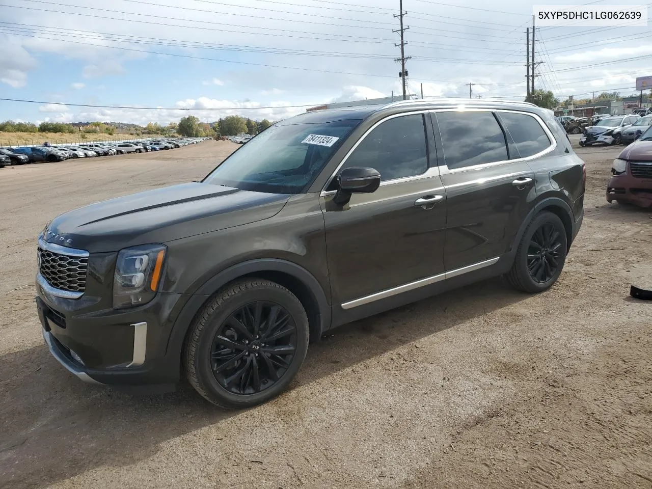 2020 Kia Telluride Sx VIN: 5XYP5DHC1LG062639 Lot: 78411324