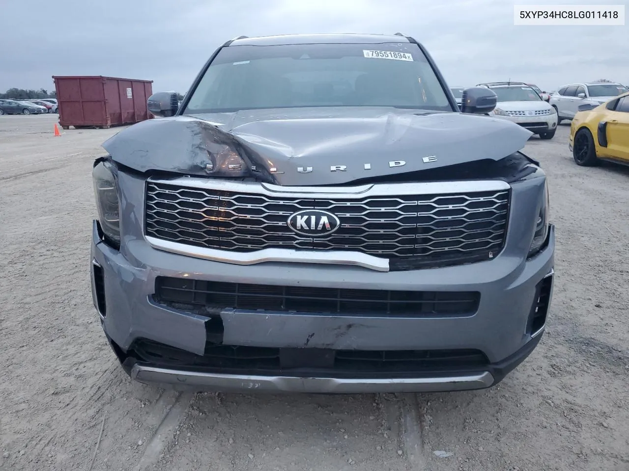 2020 Kia Telluride Ex VIN: 5XYP34HC8LG011418 Lot: 79551894