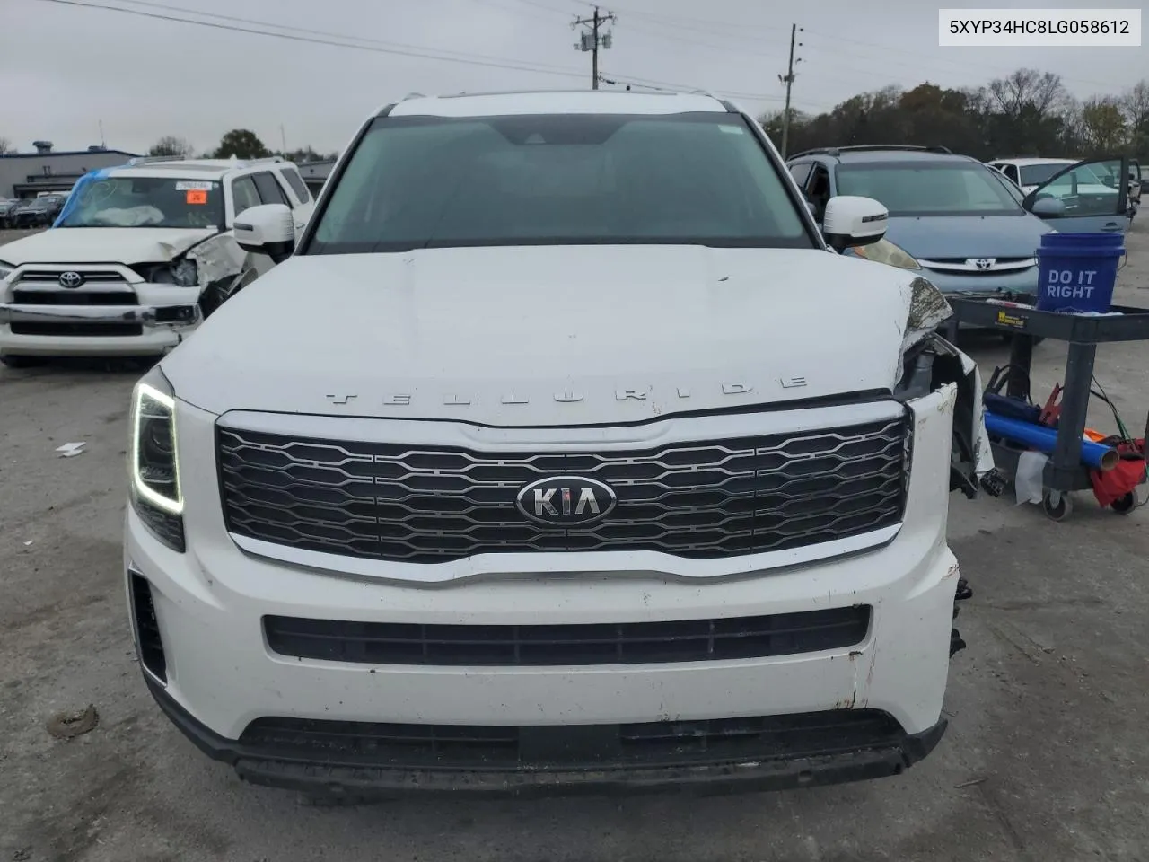 2020 Kia Telluride Ex VIN: 5XYP34HC8LG058612 Lot: 79750324