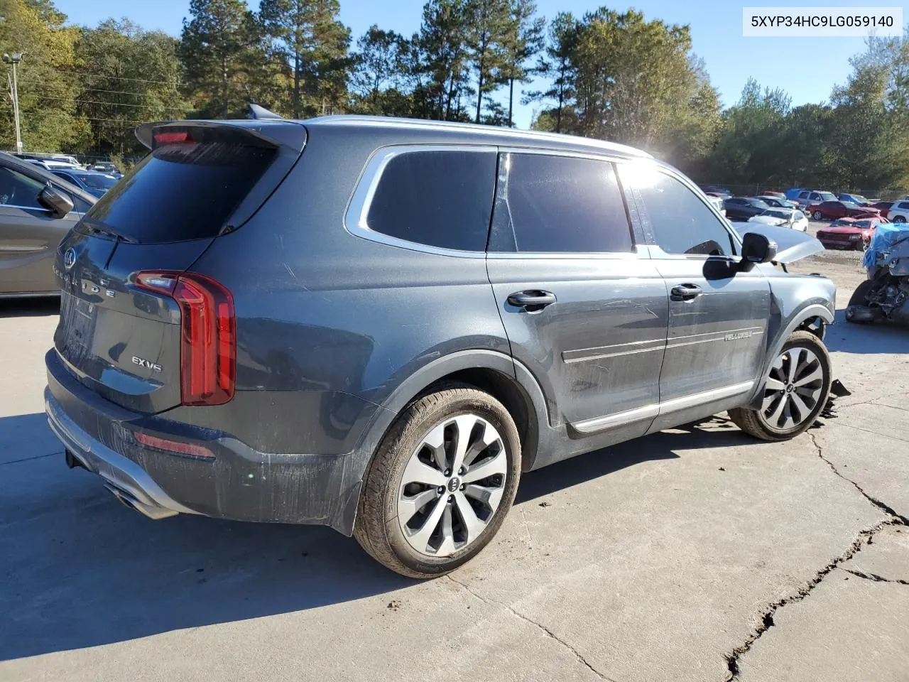 2020 Kia Telluride Ex VIN: 5XYP34HC9LG059140 Lot: 80304704