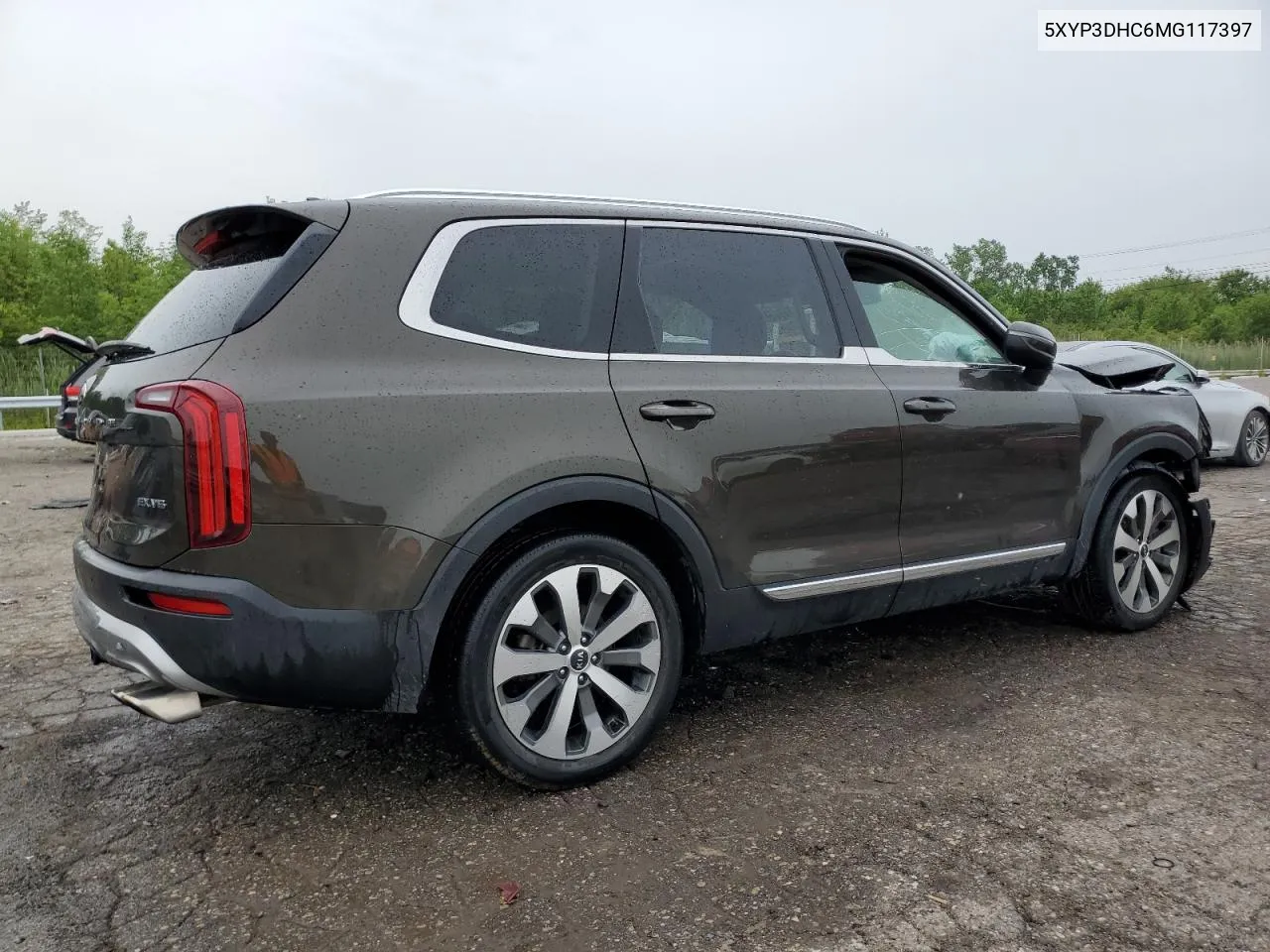 2021 Kia Telluride Ex VIN: 5XYP3DHC6MG117397 Lot: 61128184