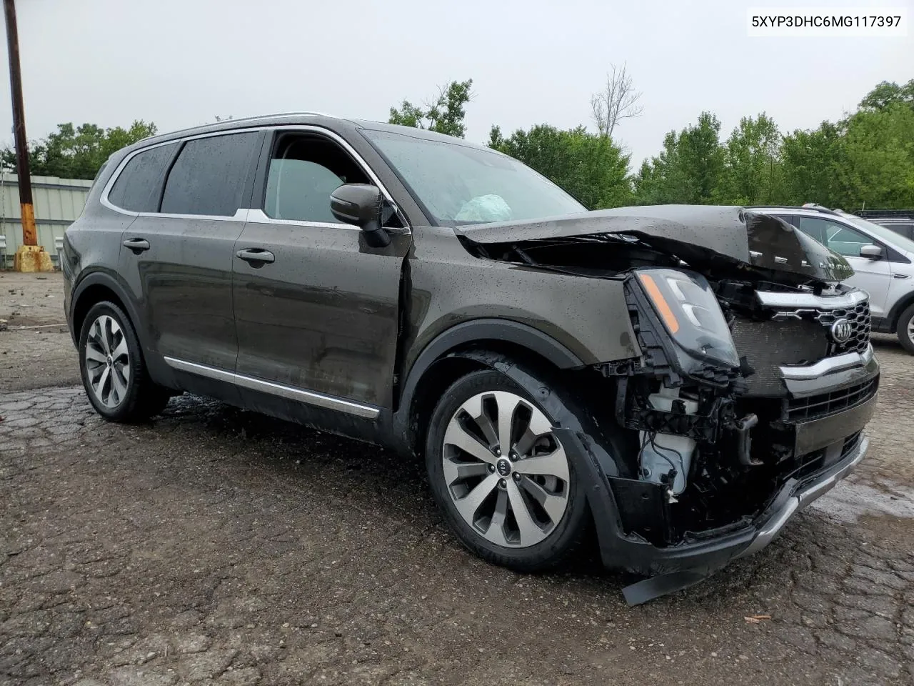 2021 Kia Telluride Ex VIN: 5XYP3DHC6MG117397 Lot: 61128184