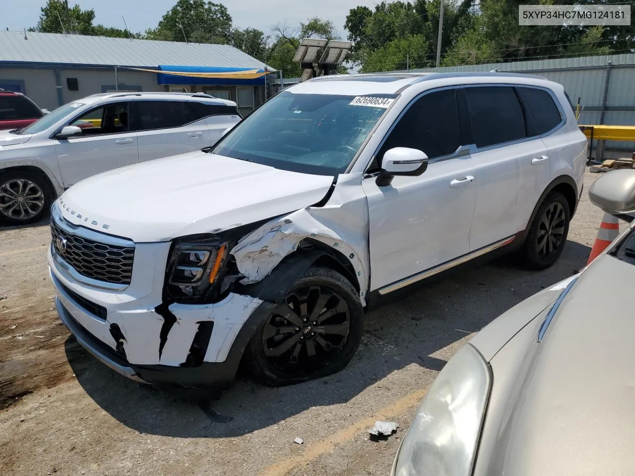 2021 Kia Telluride Ex VIN: 5XYP34HC7MG124181 Lot: 62690634