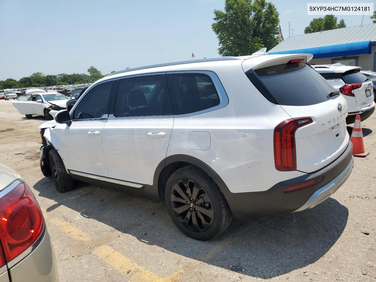 2021 Kia Telluride Ex VIN: 5XYP34HC7MG124181 Lot: 62690634