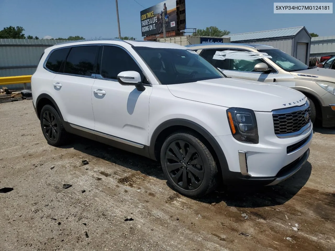 2021 Kia Telluride Ex VIN: 5XYP34HC7MG124181 Lot: 62690634