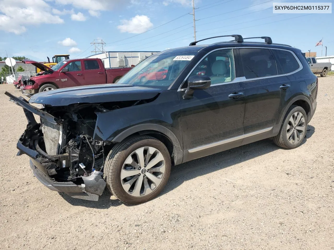 2021 Kia Telluride S VIN: 5XYP6DHC2MG115377 Lot: 63264484