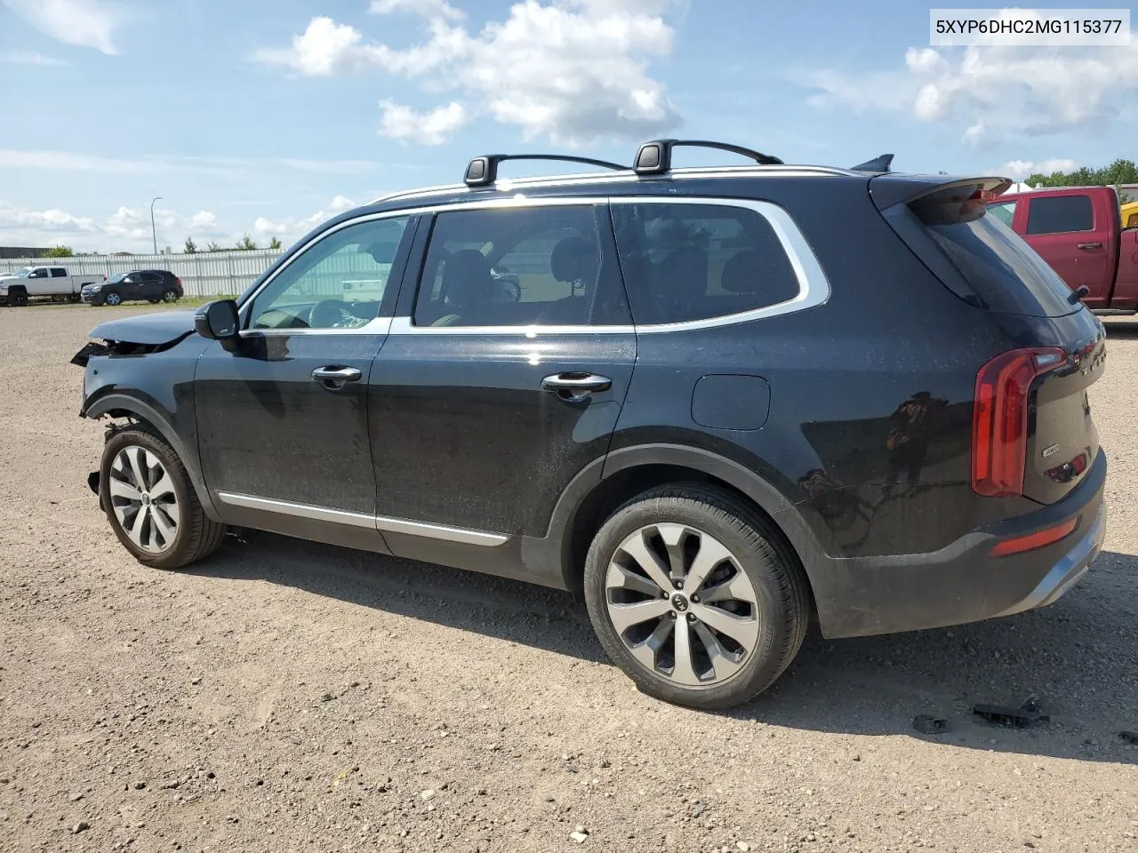 2021 Kia Telluride S VIN: 5XYP6DHC2MG115377 Lot: 63264484