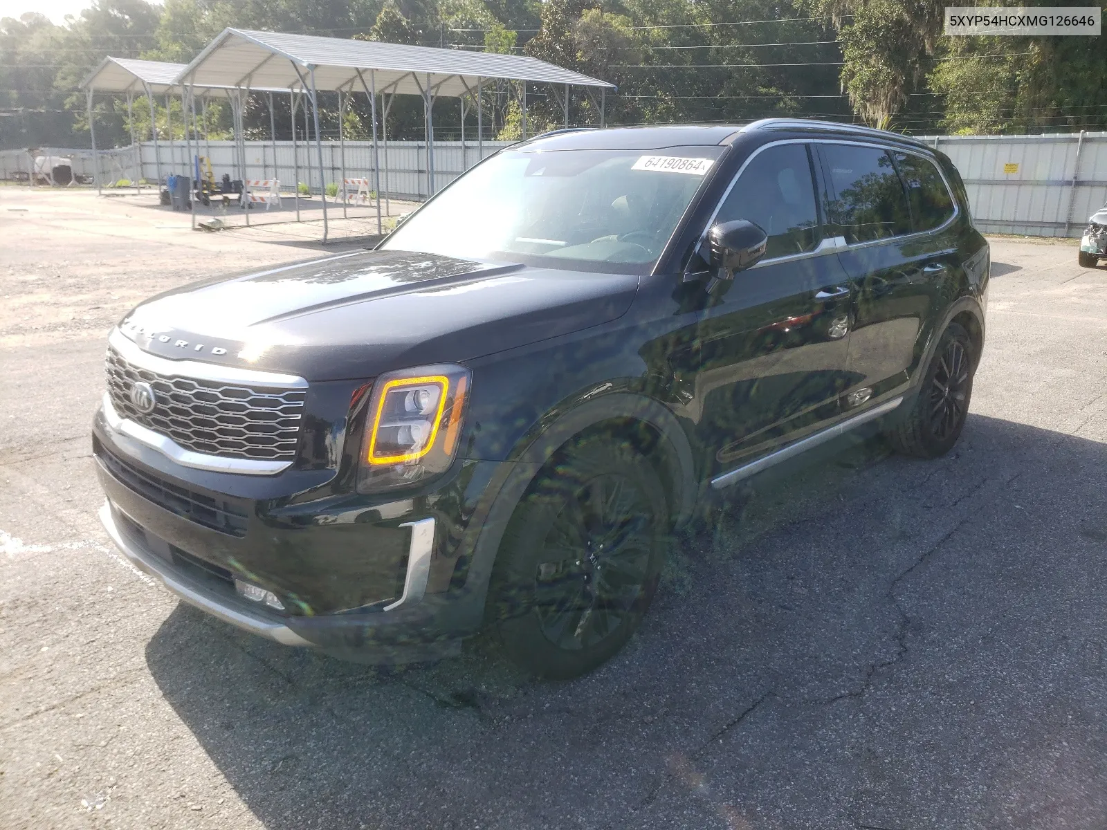 5XYP54HCXMG126646 2021 Kia Telluride Sx