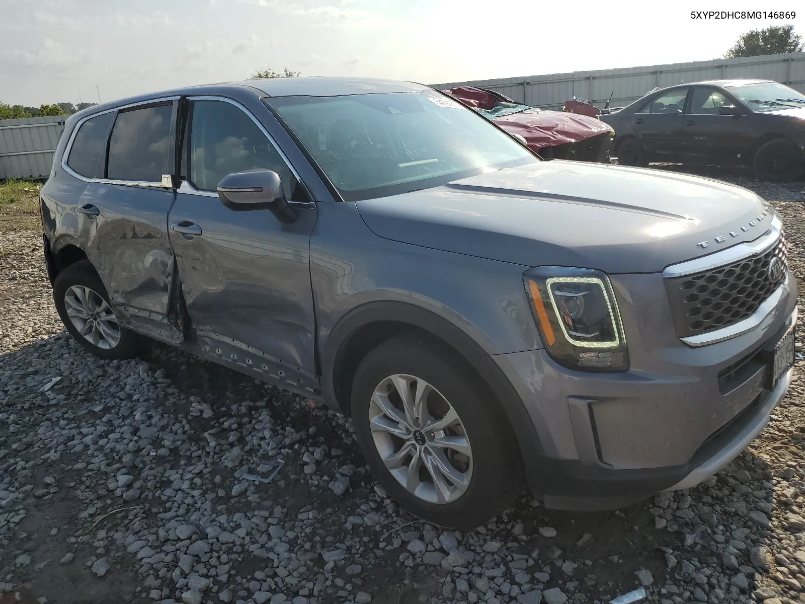 2021 Kia Telluride Lx VIN: 5XYP2DHC8MG146869 Lot: 64797874