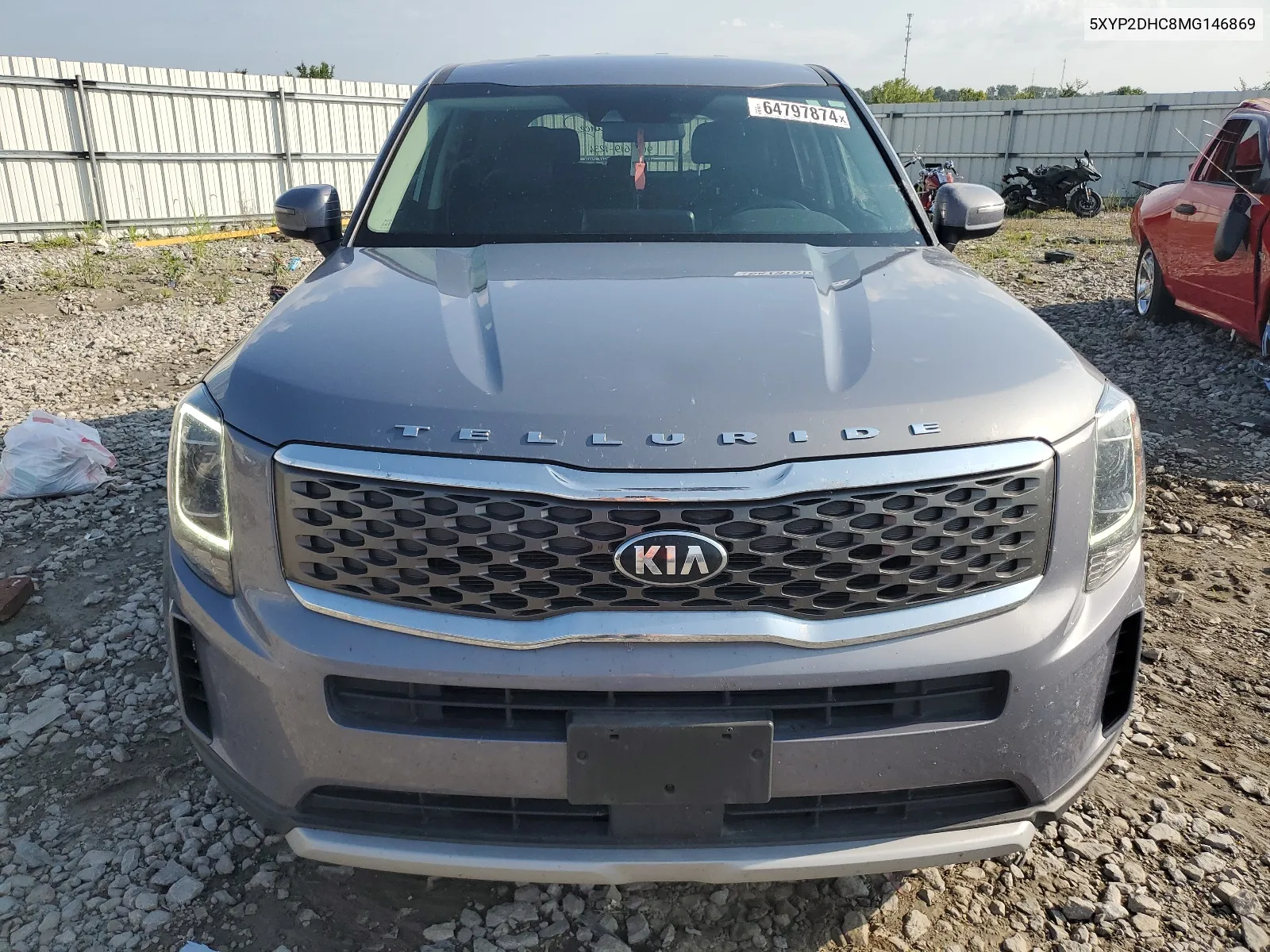 2021 Kia Telluride Lx VIN: 5XYP2DHC8MG146869 Lot: 64797874