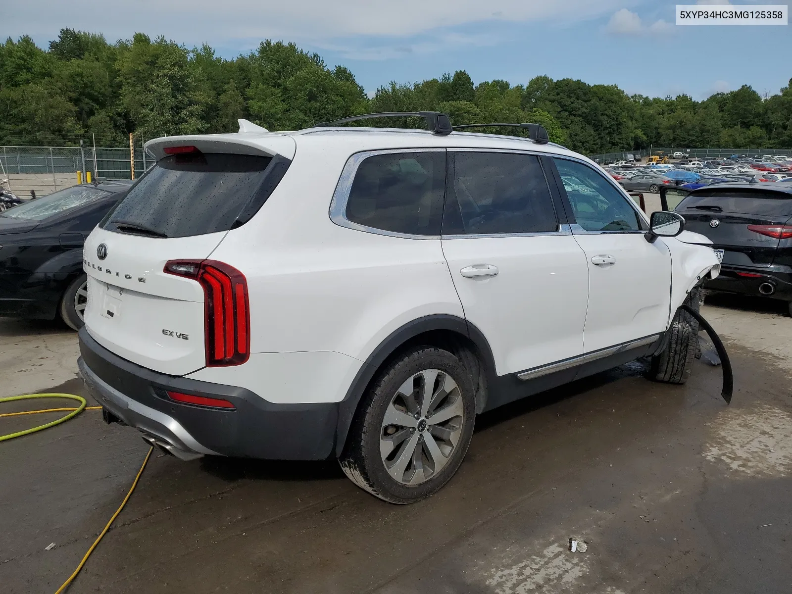 2021 Kia Telluride Ex VIN: 5XYP34HC3MG125358 Lot: 65362654