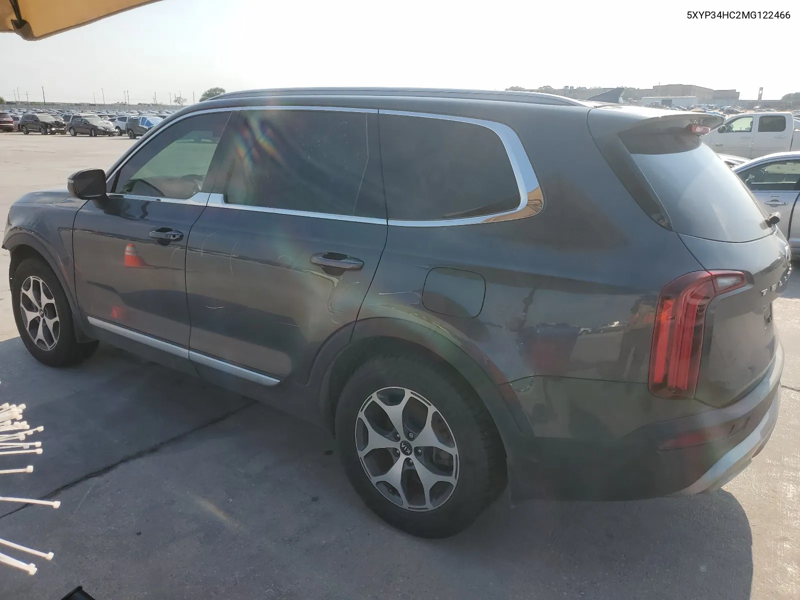 2021 Kia Telluride Ex VIN: 5XYP34HC2MG122466 Lot: 65590244