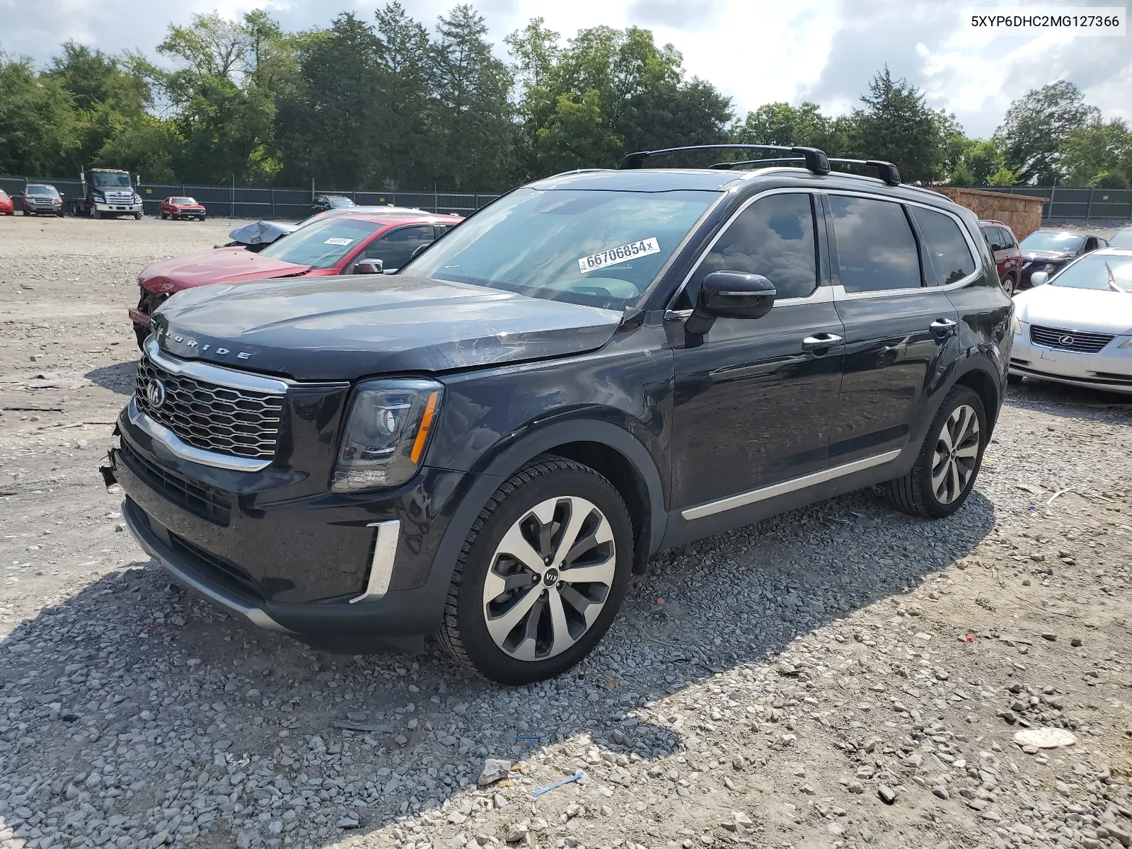 2021 Kia Telluride S VIN: 5XYP6DHC2MG127366 Lot: 66706854