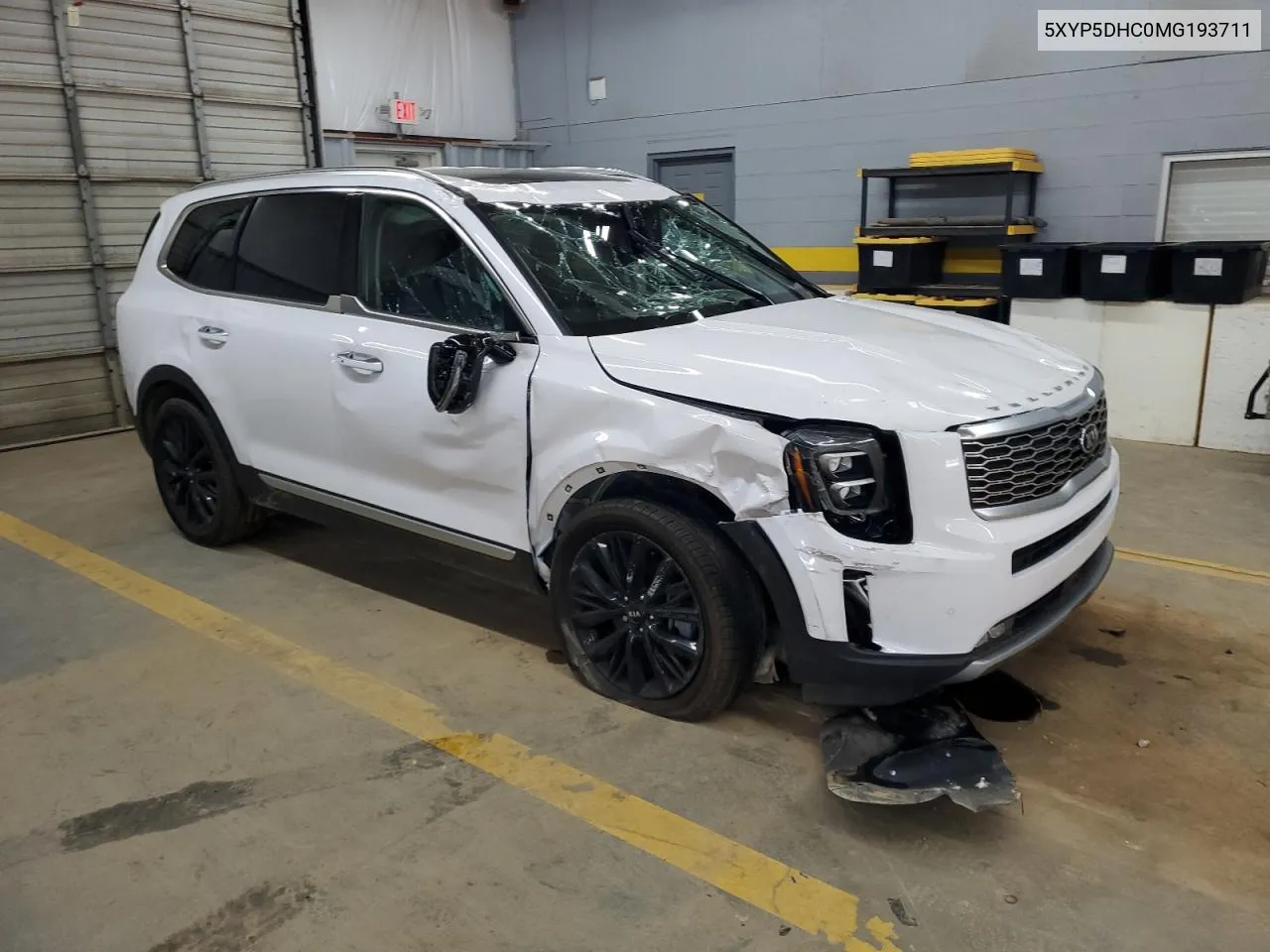 2021 Kia Telluride Sx VIN: 5XYP5DHC0MG193711 Lot: 66742644