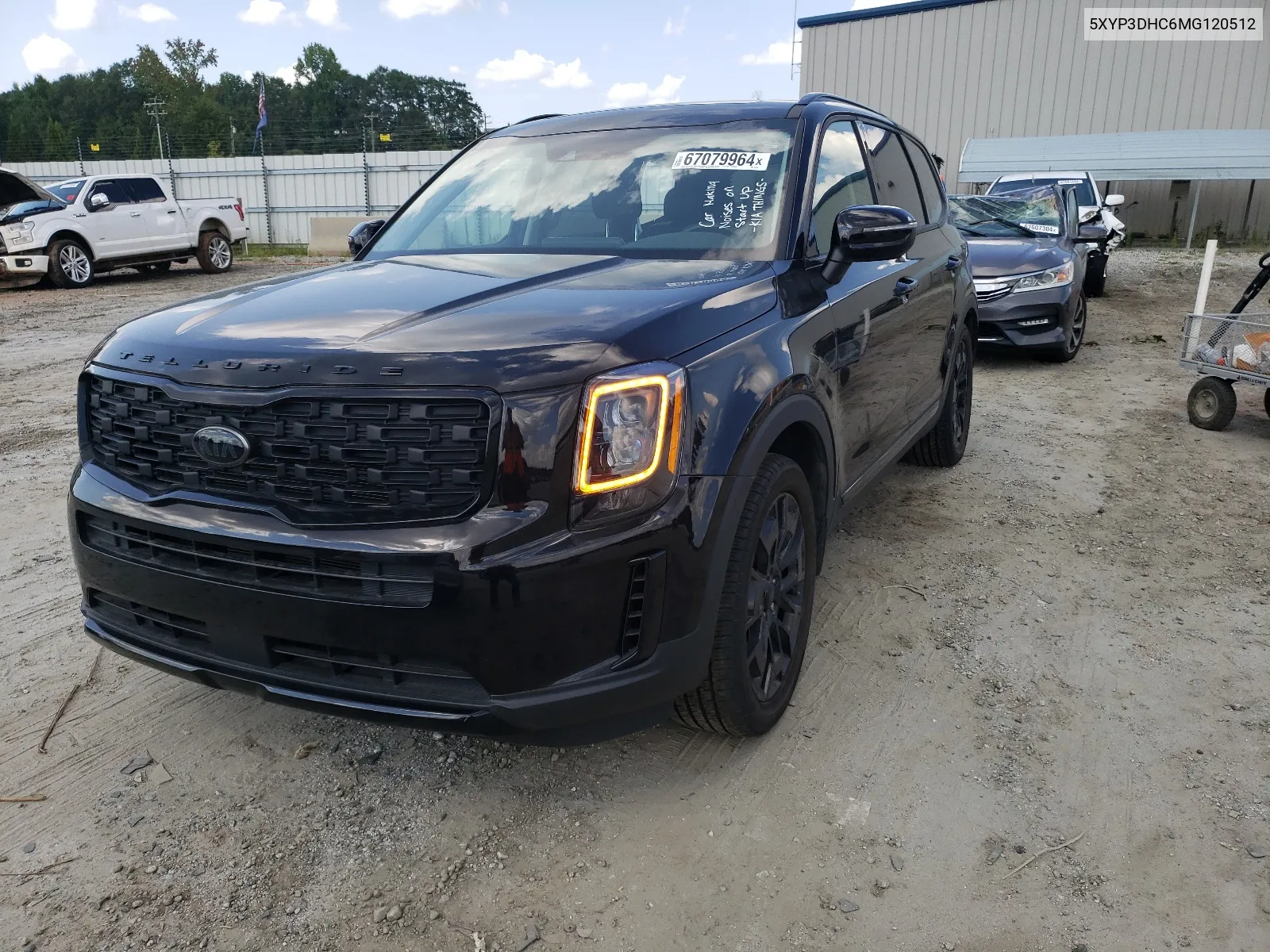 2021 Kia Telluride Ex VIN: 5XYP3DHC6MG120512 Lot: 67079964