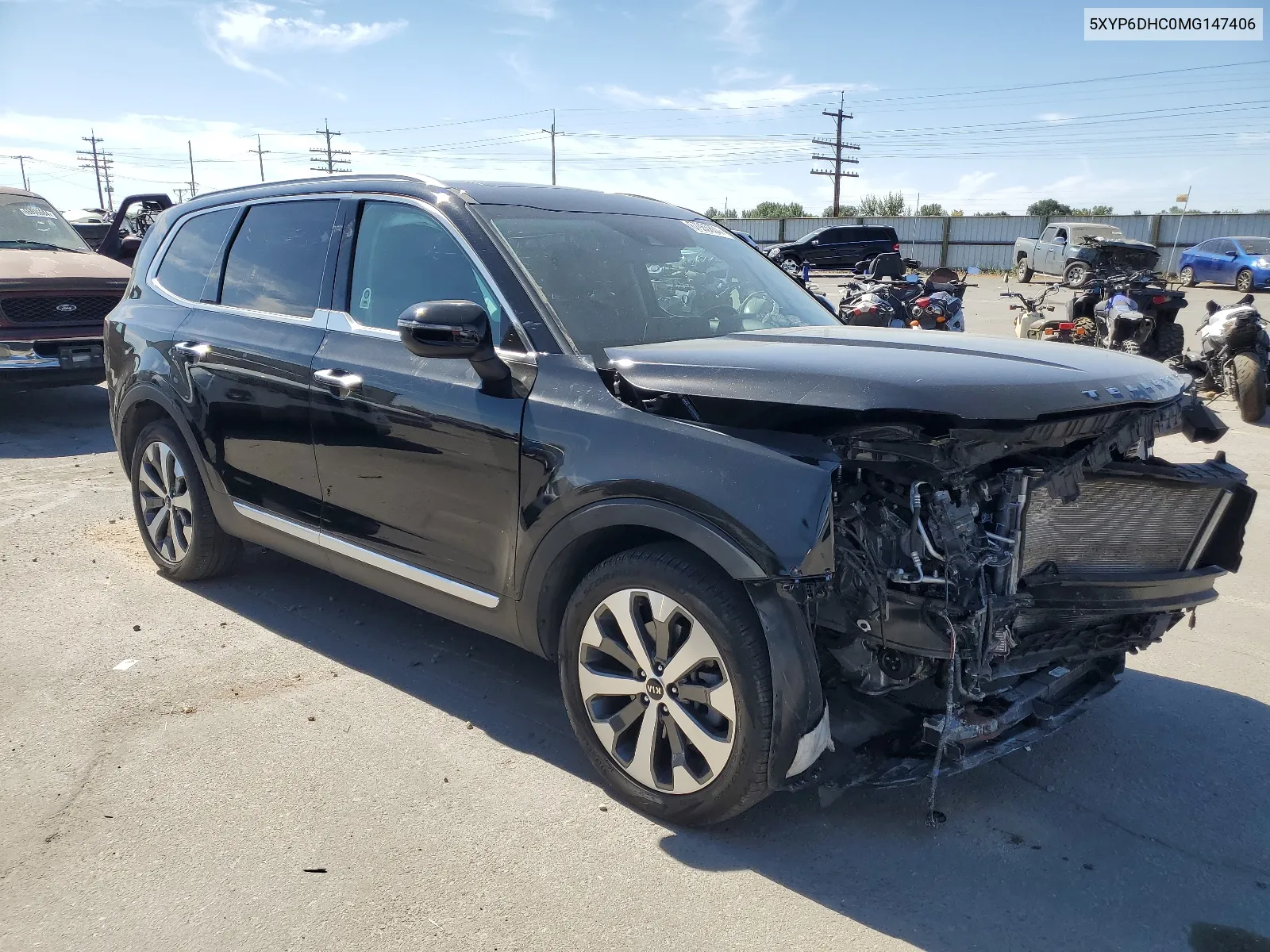 2021 Kia Telluride S VIN: 5XYP6DHC0MG147406 Lot: 67965804